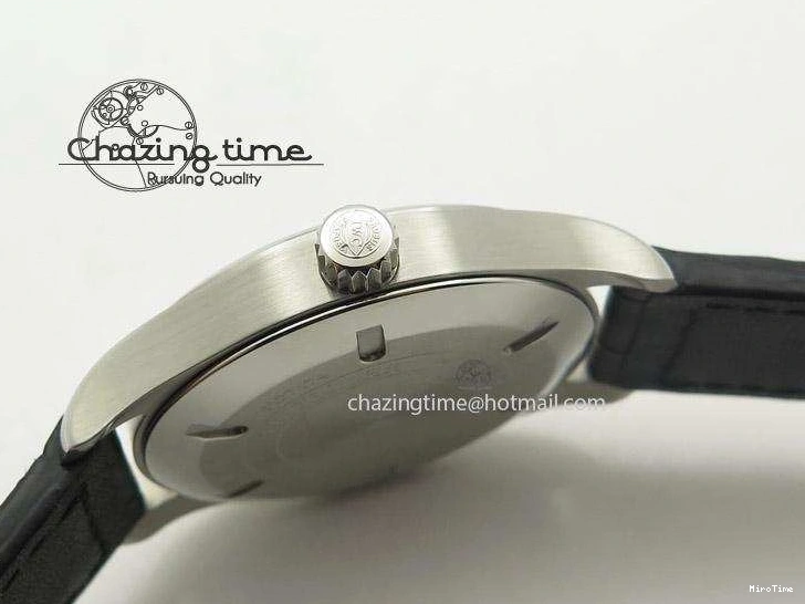 MIROTIME 0416 Mark XVII 1:1 MK Maker Best Edition SS Black Dial On Black Leather Strap A Sporty 7372